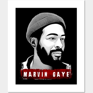 Marvin Gaye - Top Selling - Retro Halftone Posters and Art